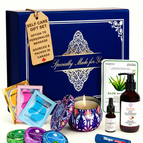 Self Care Gift Set for Women – 11 Full-Size Spa Essentials