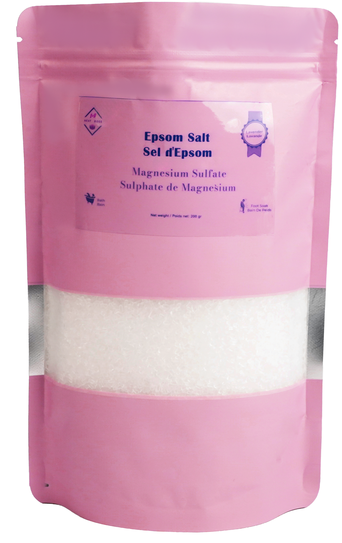 Epsom Bath Salt with Lavender Oil - Neat Boss Gifts