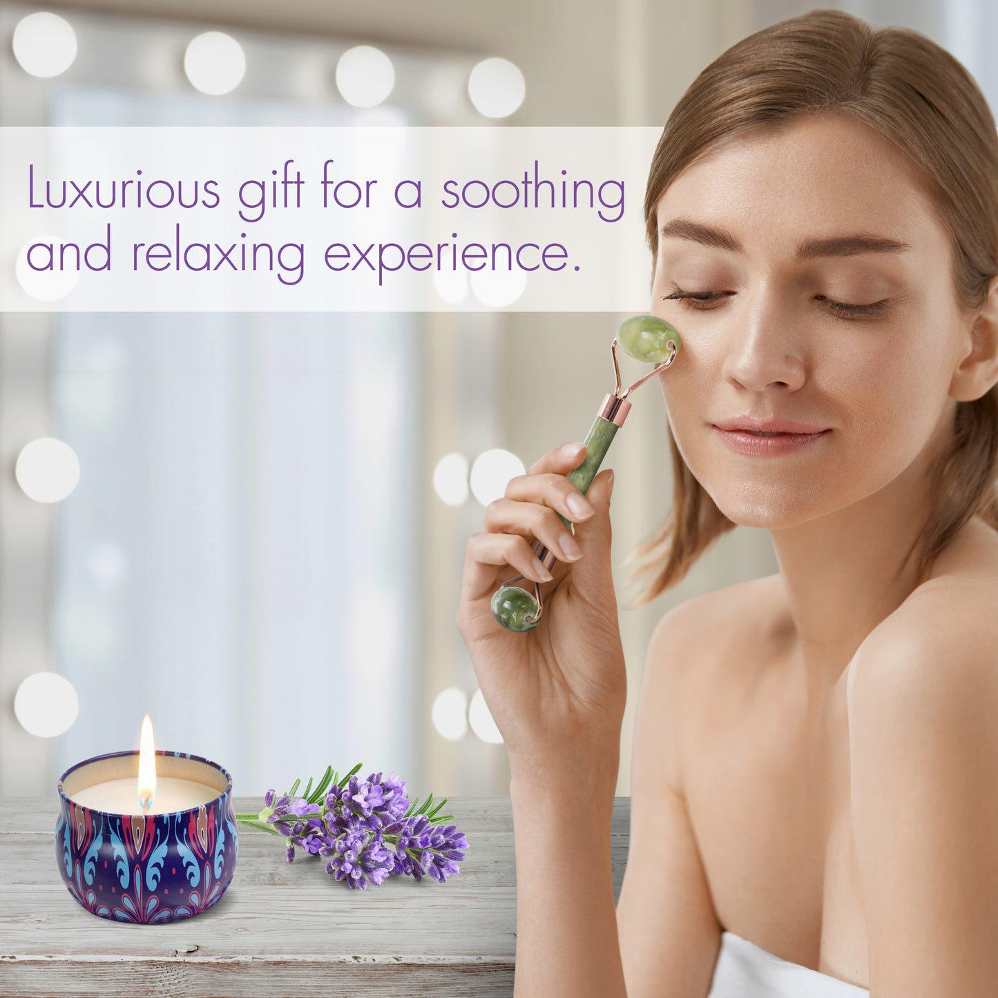 Luxury Lavender Gift Basket for Women – 10-Piece Self-Care Gift Set for Birthday, Mother’s Day, Christmas, or Any Other Occasions